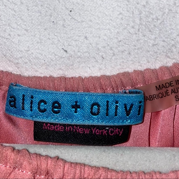 ALICE + OLIVIA | Alta Peasant Silk Blouse - Picture 6 of 6